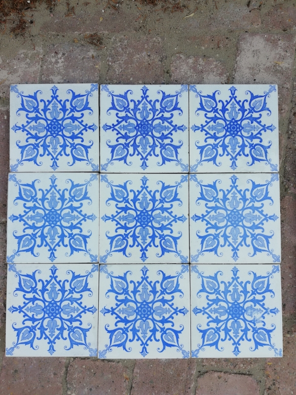 Antieke wandtegels, art nouveau wandtegels, art deco wandtegels, antieke muurtegels, jaren dertig tegels, antieke witjes, oude witjes