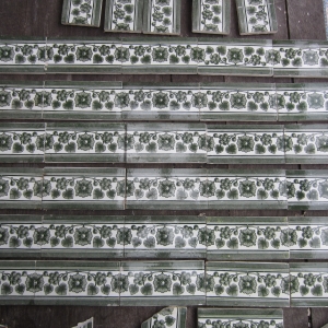 Antieke wandtegels, art nouveau wandtegels, art deco wandtegels, antieke muurtegels