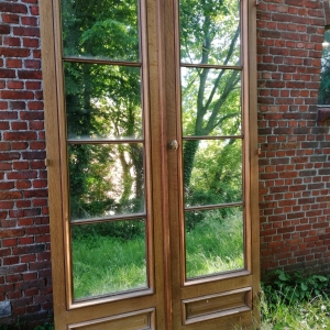 Oude liftdeuren uit historisch hotel, eiken deuren hufterproof, antieke eiken deuren, antieke bouwmaterialen