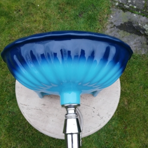 Kobalt blauw/hemelsblauw fonteintje incl. kraan