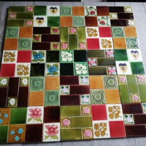 mix en match 25 stuks Art nouveau wandtegels 76,5x76,5cm
