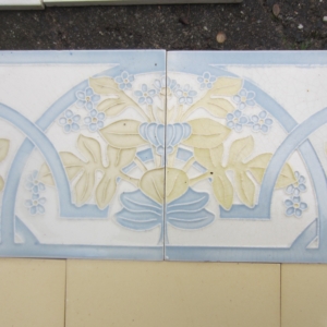 27 Art nouveau/jugendstil wandtegels doorlopende afbeelding
