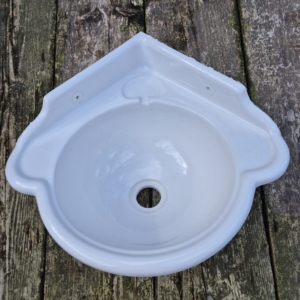 Hoekfonteintje met ronde vormen 30x30 diagonaal 41cm